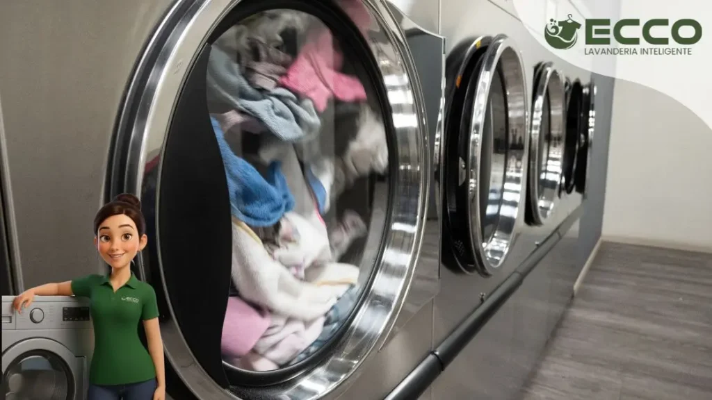 Como funciona uma lavanderia self service com máquinas industriais
